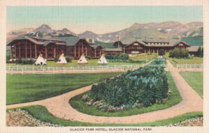 Glacier Park Hotel at the East Entrance to Glacier National Park