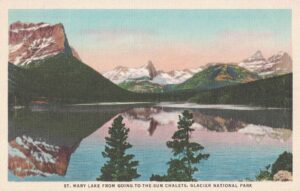 St. Mary Lake from Going-t0-the-Sun Chalets in Glacier National Park