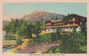 Lake McDonald Hotel in Glacier National Park