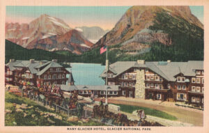 Many Glacier Hotel in Glacier National Park