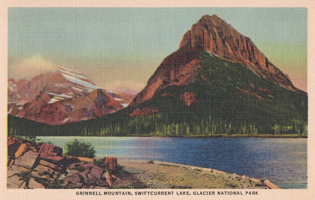 Carte Postale Originale Glacier National Park – Cracker Lake, Montana, USA