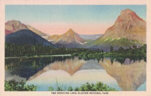 Two Medicine Lake in Glacier National Park