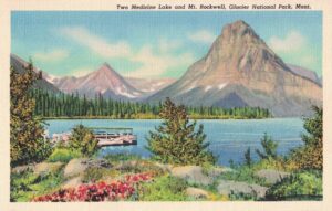 Two Medicine Lake and Mt. Rockwell in Glacier National Park