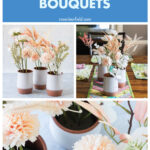 DIY Ceramic Jar Faux Floral Bouquets