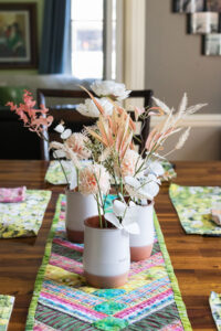 Ceramic Jar Faux Floral Bouquets