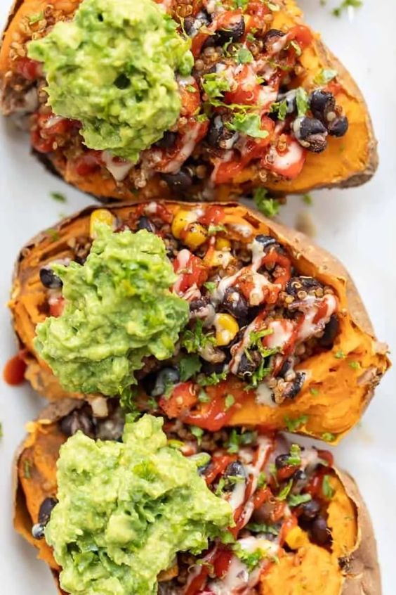 Mexican Quinoa Stuffed Sweet Potatoes Simply Quinoa