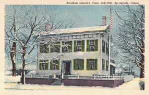 Vintage Postcard Illinois Springfield Abraham Lincoln's Home 1844-1861 Preview