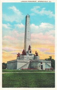 Vintage Postcard Illinois Springfield Lincoln Monument Preview