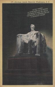 Vintage Postcard Washington D.C. Abraham Lincoln Memorial Preview