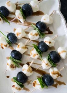 Blueberry Caprese Skewers The Happier Homemaker