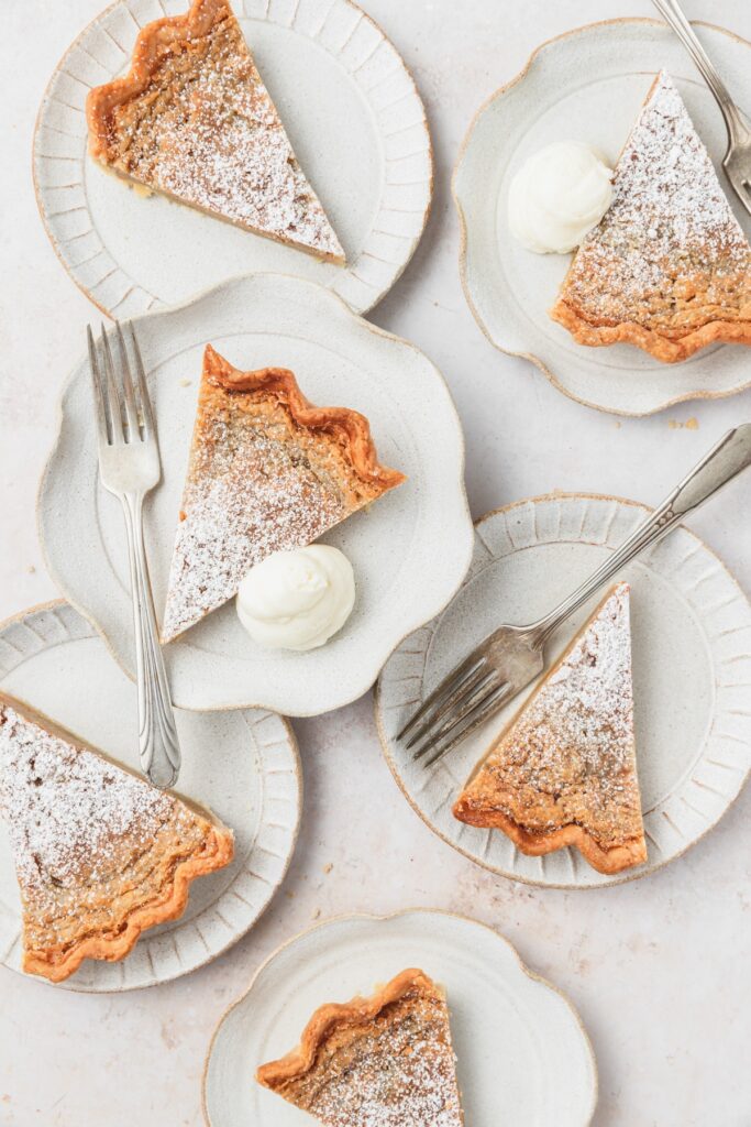 Brown Butter Bourbon Chess Pie Barley and Sage