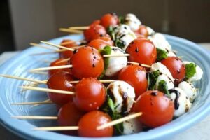 Caprese Skewers Stuck on Sweet