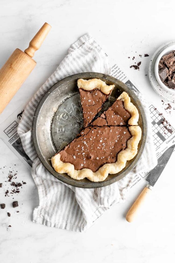 Chocolate Chess Pie Grandbaby Cakes