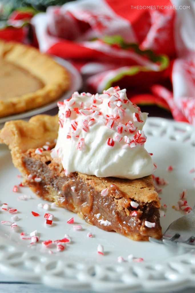 Chocolate Peppermint Chess Pie The Domestic Rebel
