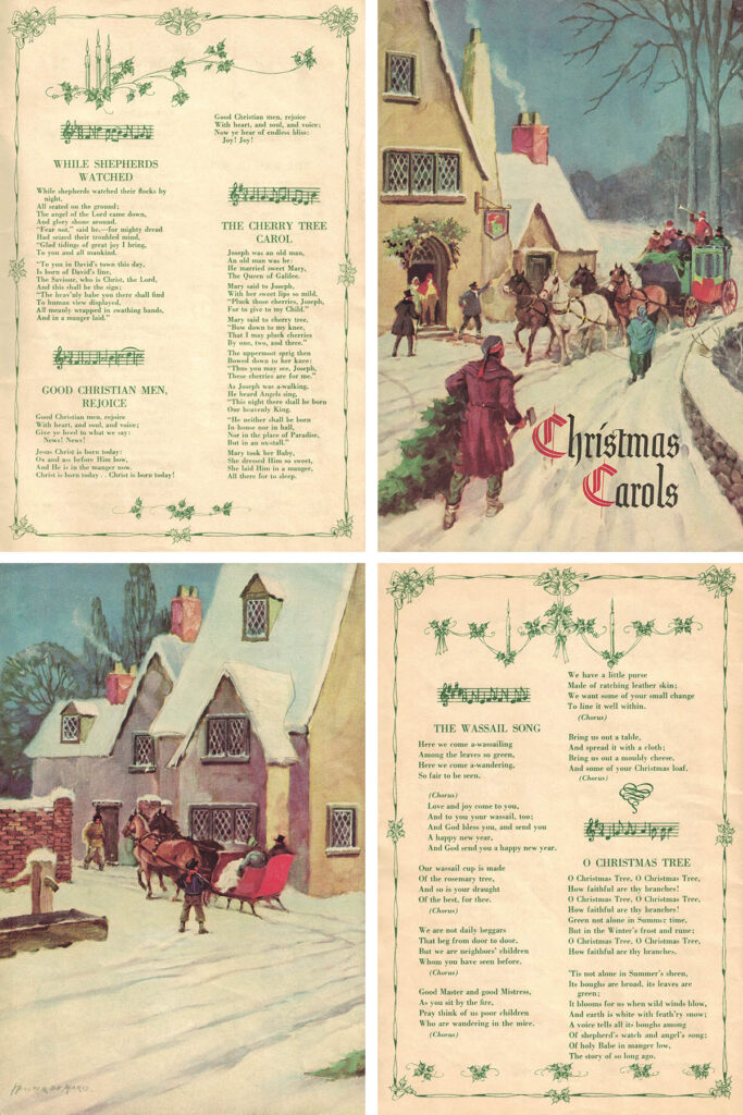 Christmas Carols Phoenix Additional Pages Collage