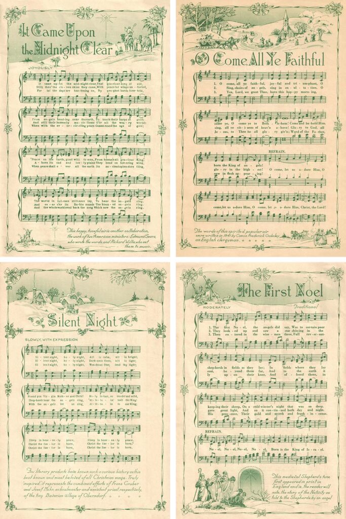Christmas Carols Phoenix Four Photo Collage