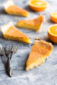 Orange Chess Pie Playful Cooking