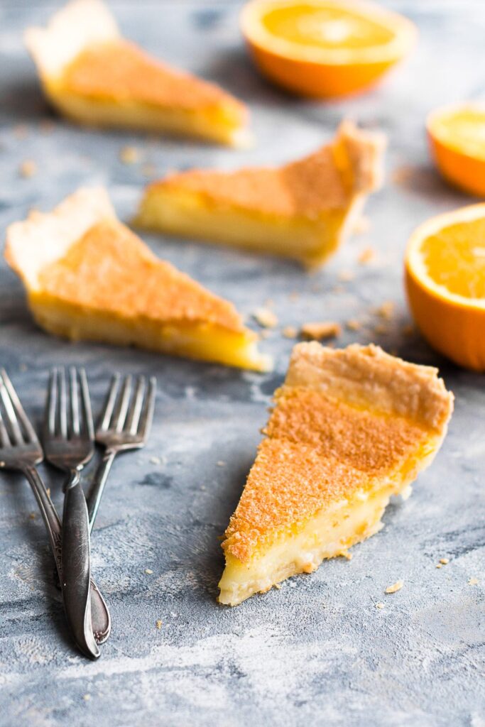 Orange Chess Pie Playful Cooking