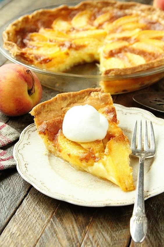 Peach Chess Pie Southern Bite