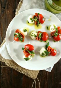 Pepperoni Caprese Bites Authentic Suburban Gourmet