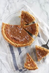 Salted Maple Chess Pie The Baker Chick