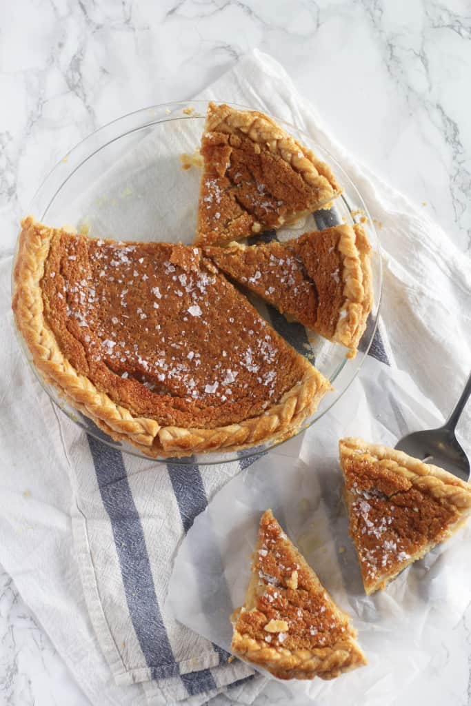 Salted Maple Chess Pie The Baker Chick