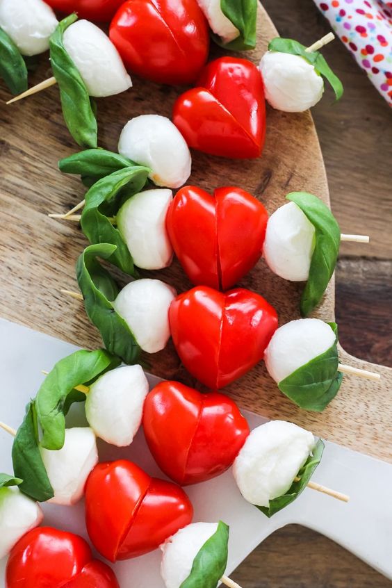 Valentine's Day Caprese Skewers A Pretty Life in the Suburbs