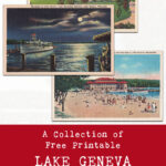 A Collection of Free Printable Lake Geneva Wisconsin Vintage Postcards