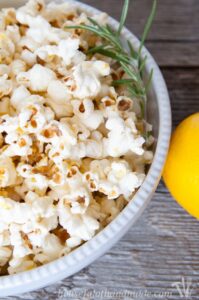 Lemon Rosemary Popcorn Crafting My Home