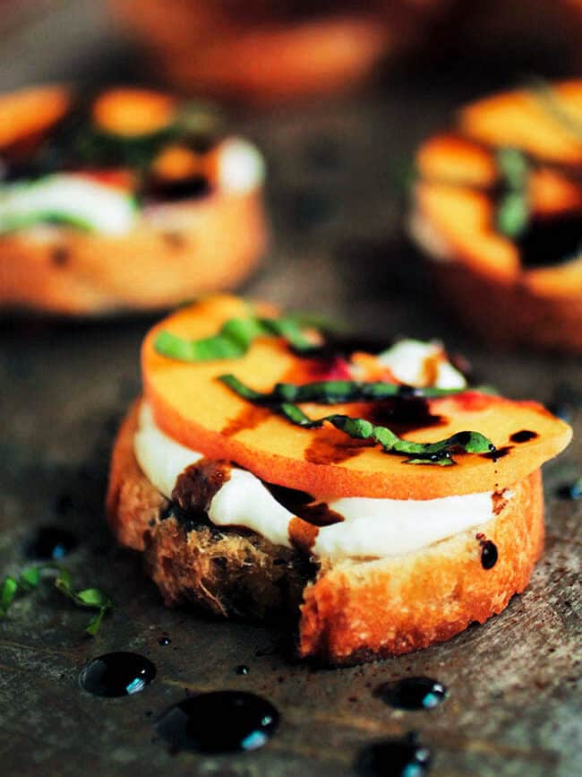Peach Bruschetta Life as a Strawberry