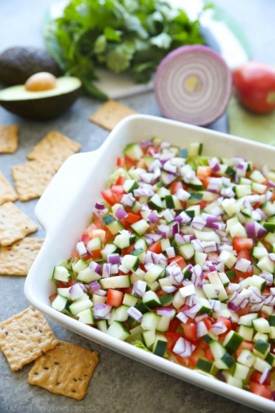 Skinny Seven Layer Dip Dessert Now Dinner Later