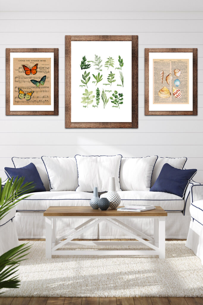 Summer Wall Art Mockup