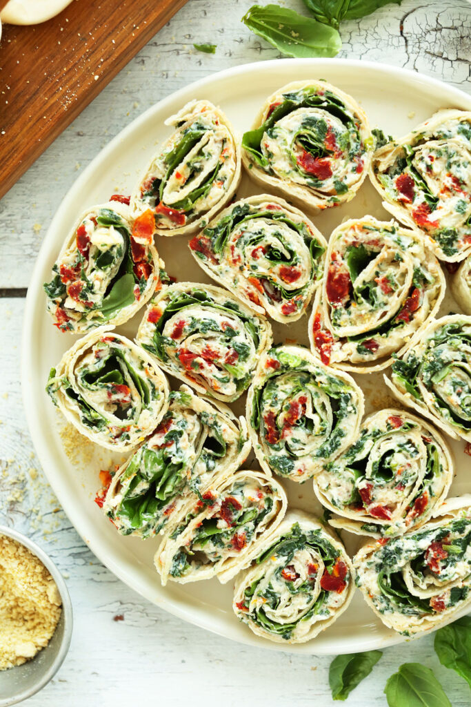 Sundried Tomato and Basil Pinwheels Minimalist Baker