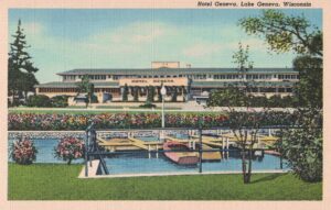 Vintage Postcard Wisconsin Lake Geneva Hotel Geneva 2 Preview