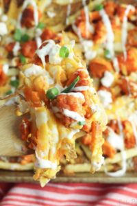 Buffalo Chicken Loaded Fries BubbaPie