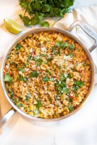 Elote Skillet Pasta Served From Scratch