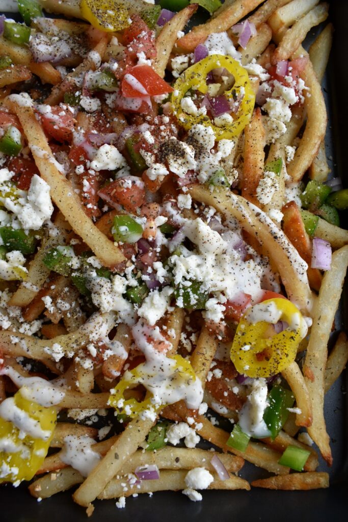 Greek Loaded Fries The Nutritionist Reviews