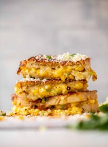 Grilled Street Corn Grilled Cheese How Sweet Eats