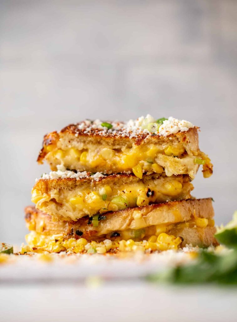 Grilled Street Corn Grilled Cheese How Sweet Eats