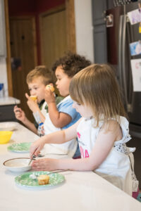 Kids Decorating Cupcakes