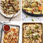 Loaded French Fry Recipes Four Photo Collage