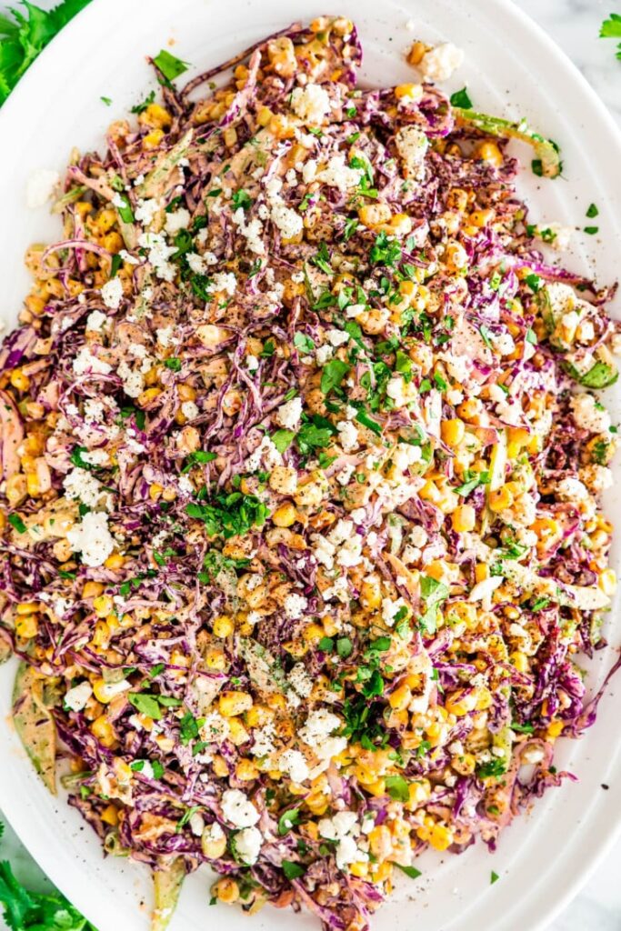Mexican Street Corn Coleslaw Jo Cooks