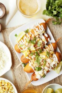 Mexican Street Corn Corn Dogs Jonathan Melendez