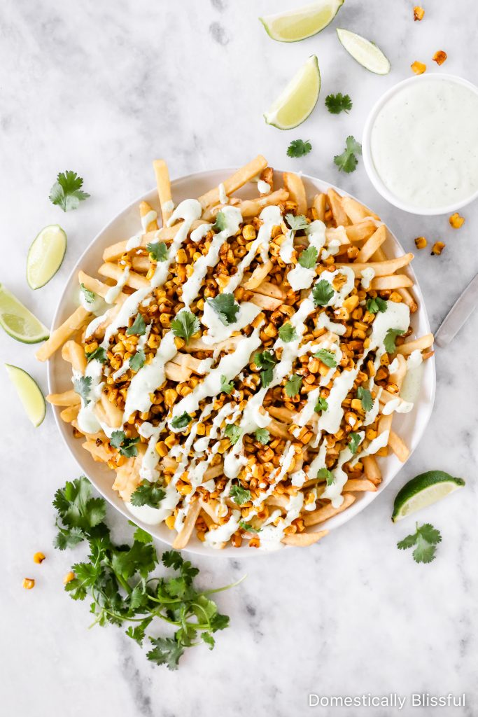 Mexican Street Corn Fries Domestically Blissful