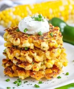 Mexican Street Corn Fritters Eat Like Men