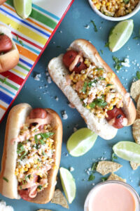 Mexican Street Corn Hot Dogs Spices in My DNA