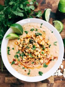 Mexican Street Corn Hummus Three Olives Branch