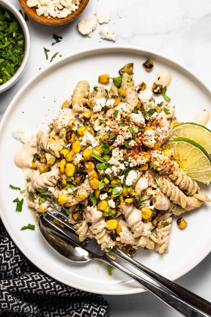 Mexican Street Corn Pasta Salad Midwest Foodie