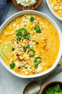 Mexican Street Corn Soup Oh Sweet Basil