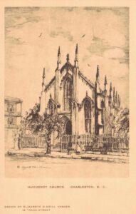 Vintage Postcard South Carolina Charleston Elizabeth O'Neill Verner Huguenot Church Preview